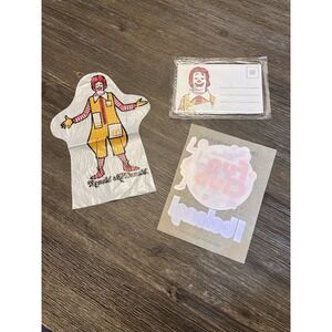 Letterland‎ Stationary McDonaldland Ronald McDonald Iron On Puppet 1970s Lot